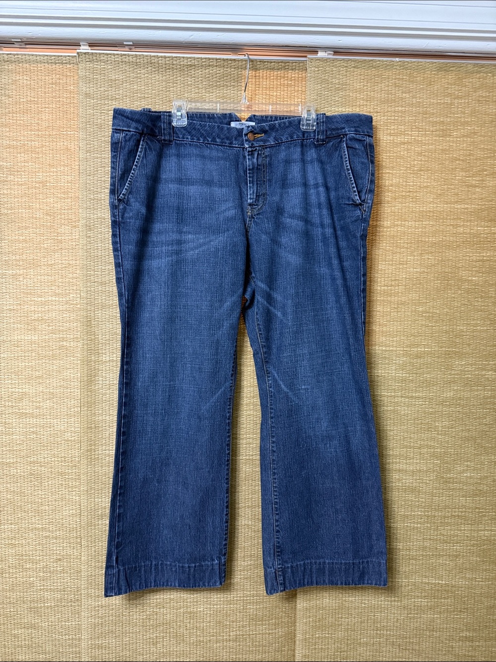 Old Navy Women's Medium Blue Wide Leg Jeans